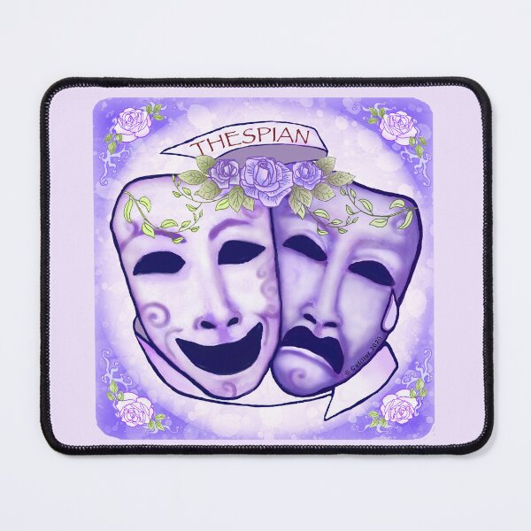 Item preview, Purple Actor Masks designed and sold by artmuvz.