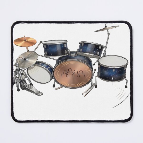 Item preview, Galactic Drum Set Art designed and sold by AlphedDesign.