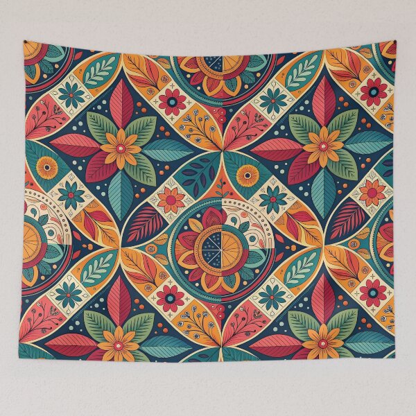 Item preview, A vivid floral pattern designed and sold by trendspatterns.