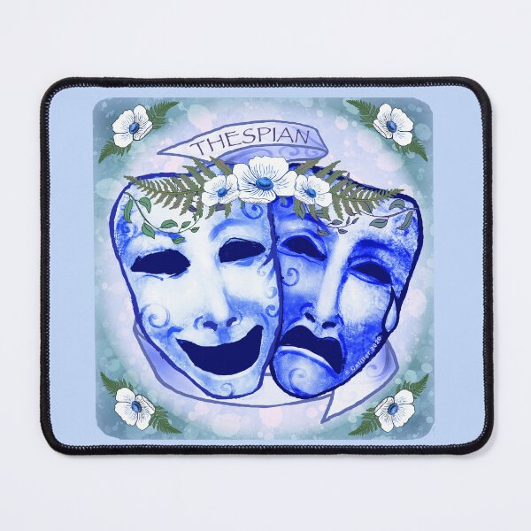 Item preview, Blue Actor Masks designed and sold by artmuvz.