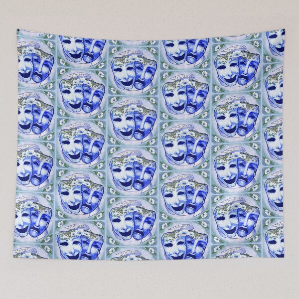 Item preview, Blue Actor Masks designed and sold by artmuvz.