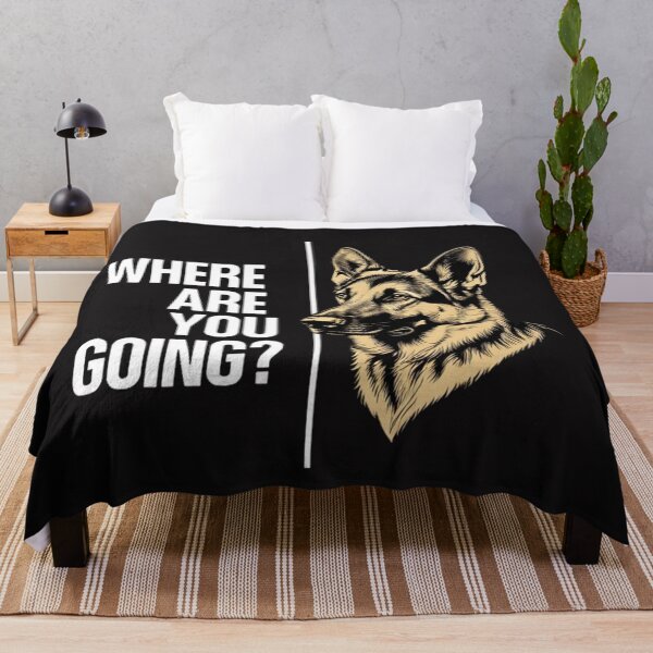 Item preview, Where Are You Going Dog Lover German Shepherd Meme designed and sold by Clairenity Studio.