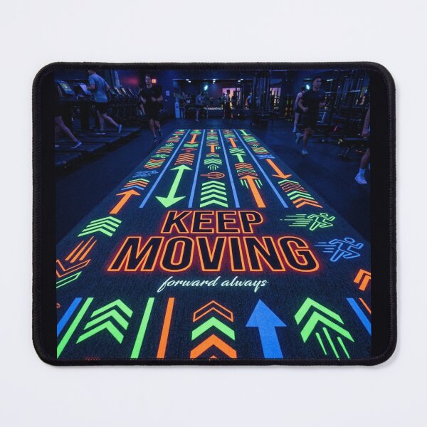 Item preview, Keep Moving Retro Neon T-Shirt | Arcade Arrow Graphic Tee | Motivational Streetwear Shirt designed and sold by DmaarGroup.