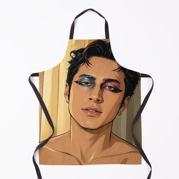 Item preview, Hudson Williams from Heated Rivalry puts on makeup gala (fan art) designed and sold by PopCultureAndStuff.