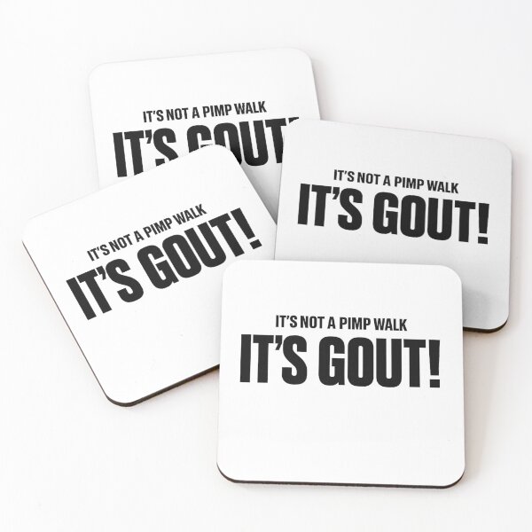 Item preview, Its Not A Pimp Walk Its Gout Funny Quote designed and sold by Designs That Speak ✨.
