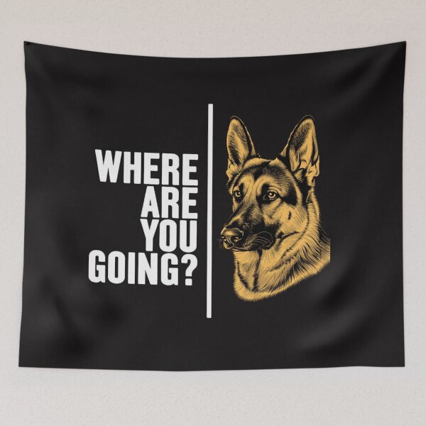 Item preview, Where Are You Going Dog Lover German Shepherd Meme designed and sold by Clairenity Studio.