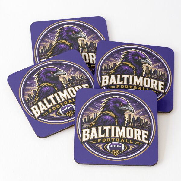 Item preview, Baltimore Football T-Shirt – Purple City Football Fan Apparel Sports Tee designed and sold by TKOprintdesigns.