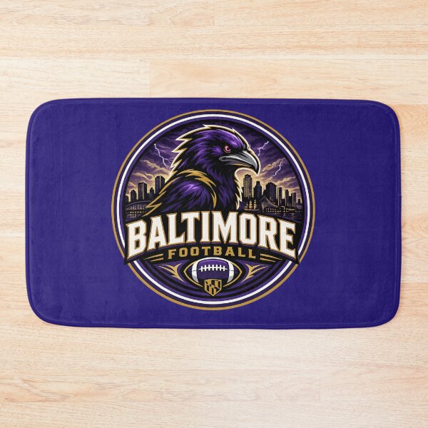 Item preview, Baltimore Football T-Shirt – Purple City Football Fan Apparel Sports Tee designed and sold by TKOprintdesigns.