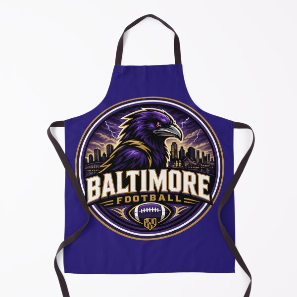 Item preview, Baltimore Football T-Shirt – Purple City Football Fan Apparel Sports Tee designed and sold by TKOprintdesigns.