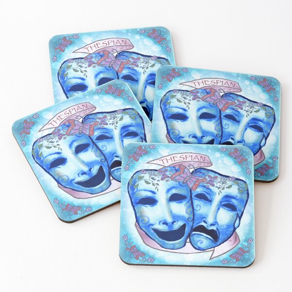 Item preview, Aqua Actor Masks designed and sold by artmuvz.