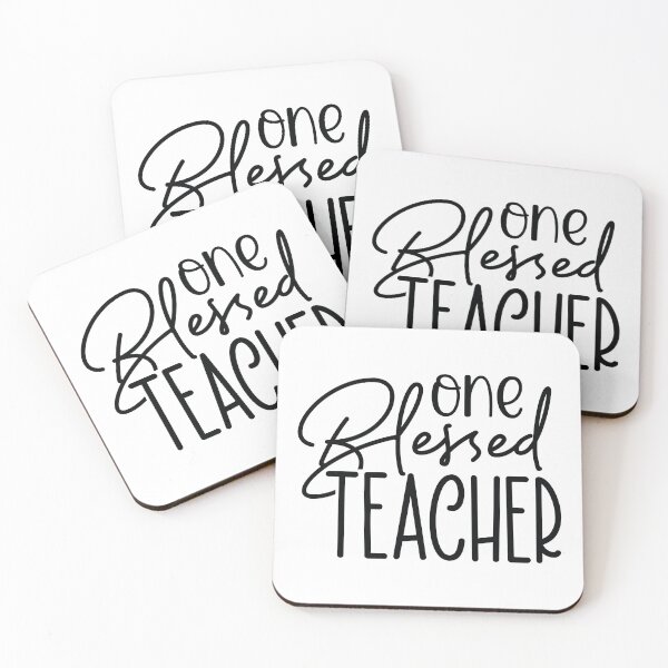 Item preview, One Blessed Teacher - Inspirational School Appreciation Mentor Gift designed and sold by FuzionRaptor.