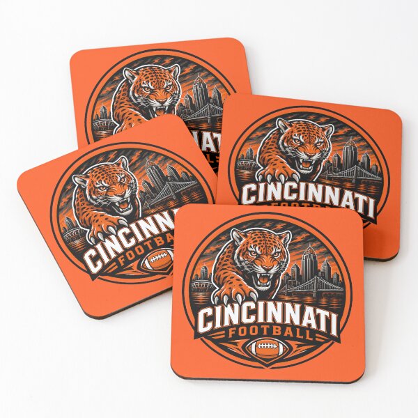 Item preview, Cincinnati Football T-Shirt – Jungle Style Football Fan Apparel Tee designed and sold by TKOprintdesigns.