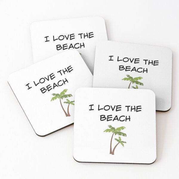 Item preview, I LOVE THE BEACH designed and sold by binmaster3000.
