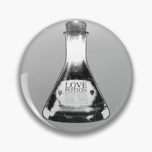 Artikelvorschau, Liebestrank-Apothekerflasche mit Korken entworfen und verkauft von Ghoul Enterprises.
