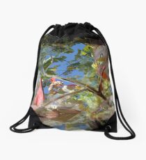 Leafs Manipulation Drawstring Bag