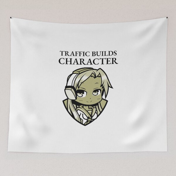 Item preview, Traffic Builds Character designed and sold by CHIEF-HAT STORE.