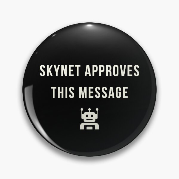 Artikelvorschau, Skynet-Shirt mit Aufdruck | KI-Humor | Terminator-T-Shirt | Lustiges Technikgeschenk | ChatGPT entworfen und verkauft von HippyTees.