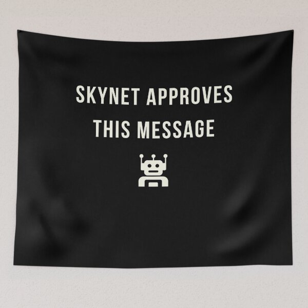 Item preview, Skynet Approves Shirt | AI Humor | Terminator T-Shirt | Funny Tech Gift | ChatGPT designed and sold by HippyTees.