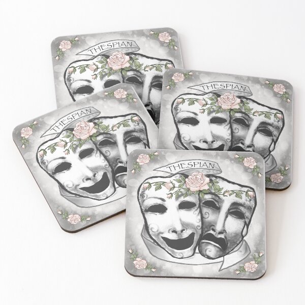 Item preview, Black White Actor Masks designed and sold by artmuvz.