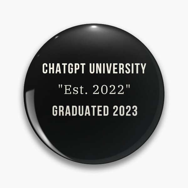 Item preview, ChatGPT University Shirt | Graduated 2023 | AI Humor | Vintage College T-Shirt Gift designed and sold by HippyTees.