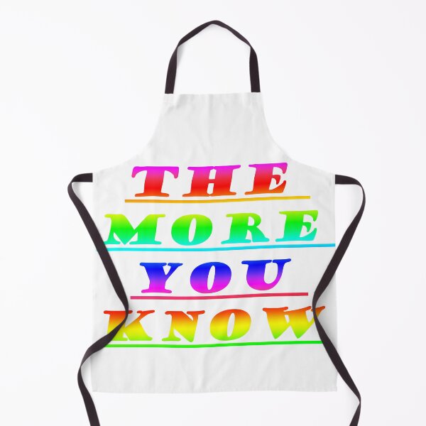 Item preview, The More You Know – Rainbow Typography designed and sold by CodrawsCrib.
