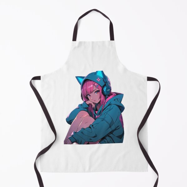 Item preview, Cyberpunk Neon Egirl – Pink Blue Anime Aesthetic Girl designed and sold by AnimDream .