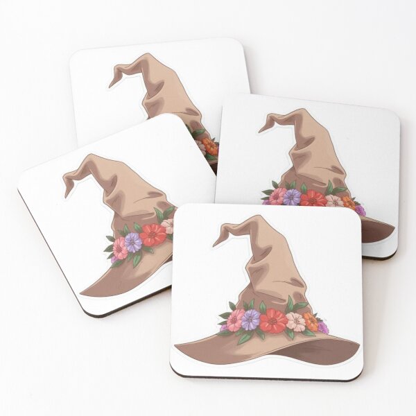 Item preview, Floral Witch Hat Cottagecore Botanical Illustration designed and sold by MoonAndMossStudio.