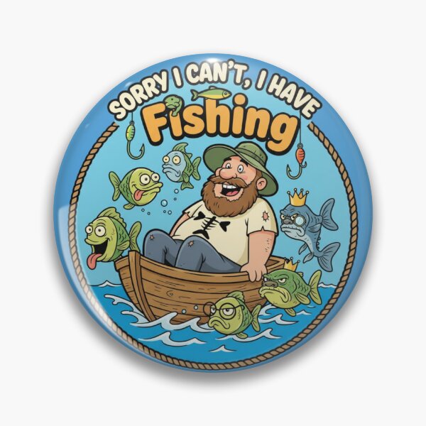 Item preview, Sorry I Can't, I Have Fishing Funny Fishing T-Shirt designed and sold by WearFine.
