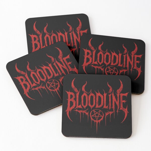 Item preview, Bloodline Dripping Gothic Logo Horror Metal Typography Dark Aesthetic Design designed and sold by Peac7e.