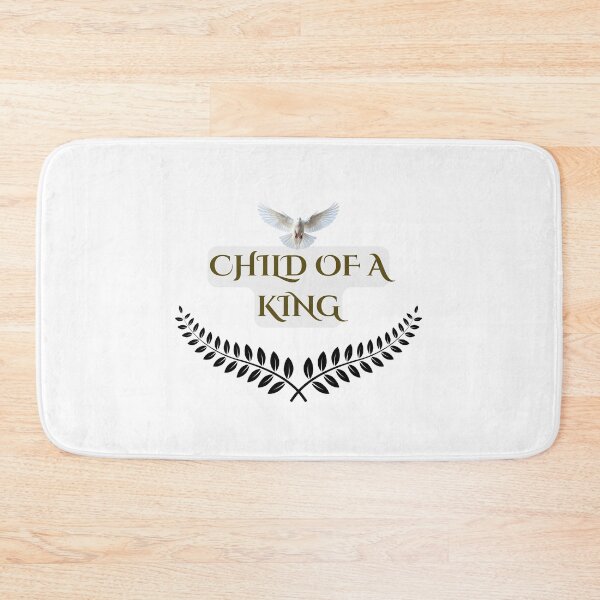 Item preview, Child of a King Christian Design with Dove | Faith-Based Inspirational Typography designed and sold by kingdom collection.