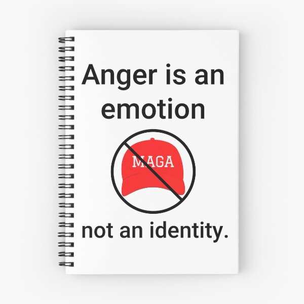 Item preview, Anger is an emotion not an identity anti MAGA design  designed and sold by Rachel the Artist .