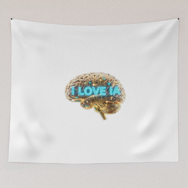 Item preview, AI Brain Cosmic Neural Circuit Digital Art designed and sold by Makeit-likeit.
