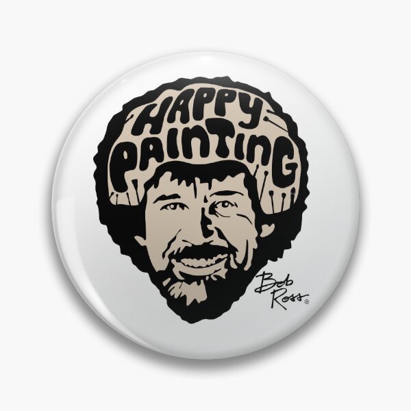 Item preview, Bob Ross Happy Painting Portrait The Joy of Painting designed and sold by SaltCreatives.