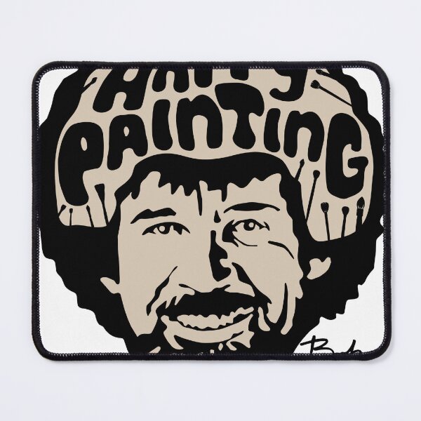 Item preview, Bob Ross Happy Painting Portrait The Joy of Painting designed and sold by SaltCreatives.