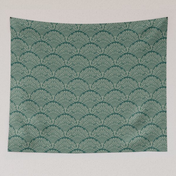 Item preview, Green Monochrome Hidden Birds designed and sold by KelseyNY.