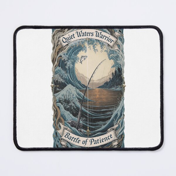 Item preview, Quiet Waters Warrior Funny Fishing Dad Gift designed and sold by YMLux.