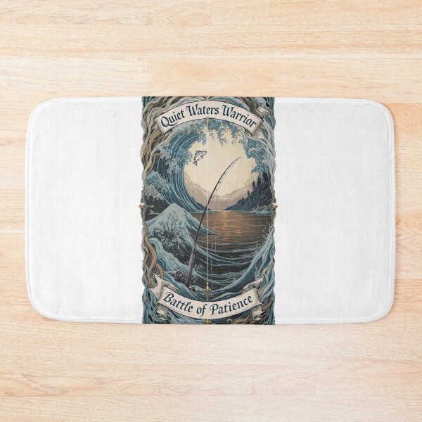 Item preview, Quiet Waters Warrior Funny Fishing Dad Gift designed and sold by YMLux.