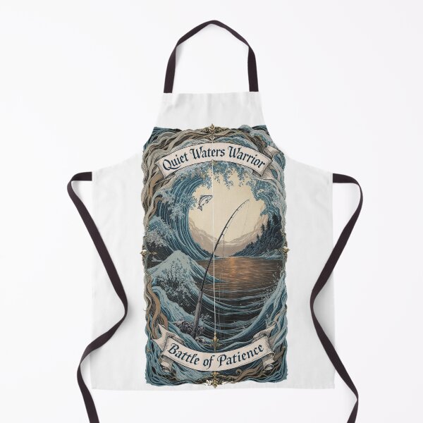 Item preview, Quiet Waters Warrior Funny Fishing Dad Gift designed and sold by YMLux.