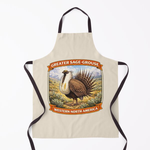 Item preview, Greater Sage-Grouse - Western North America Wildlife designed and sold by Myra365Art.