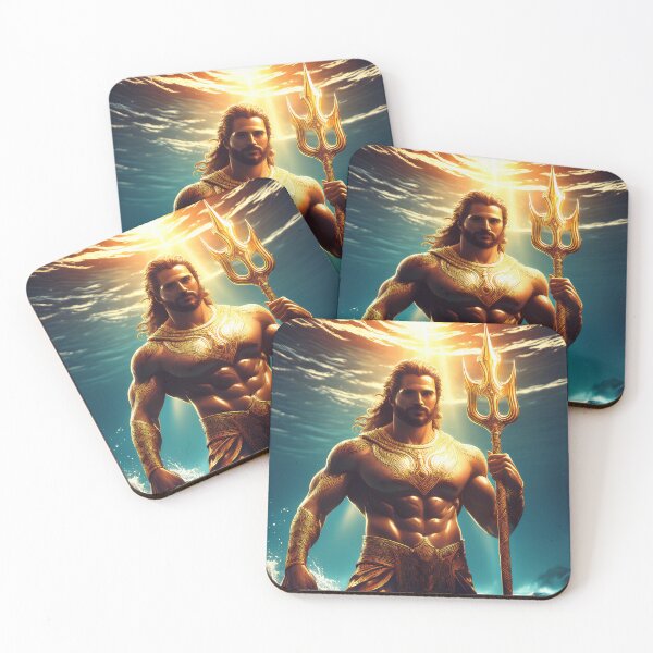 Item preview, Neptune emerging from the sea designed and sold by Foxlindesigns.