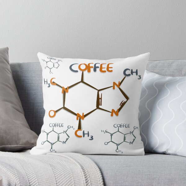 Item preview, Caffeine Molecule Coffee Chemistry Structure designed and sold by IO Soul Spaces.