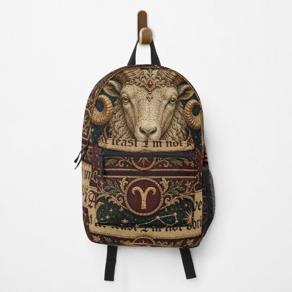 Item preview, Aries Zodiac – Medieval Embroidery Animal Art designed and sold by doinitzart.