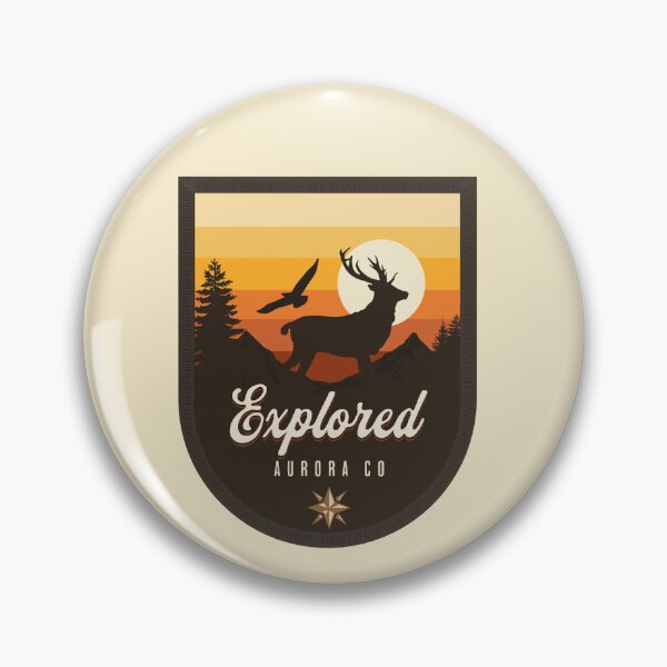Item preview, Retro Travel Colorado - Explored - Aurora designed and sold by CattlettArt.