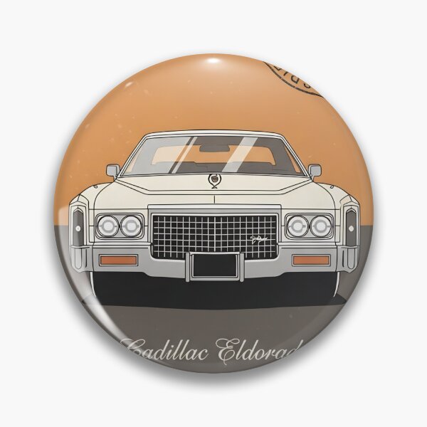 Item preview, Cadillac Eldorado 1970s Luxury Vintage Postage Stamp Art designed and sold by Motorline44.