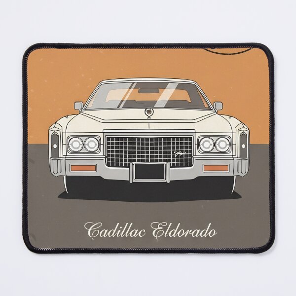 Item preview, Cadillac Eldorado 1970s Luxury Vintage Postage Stamp Art designed and sold by Motorline44.