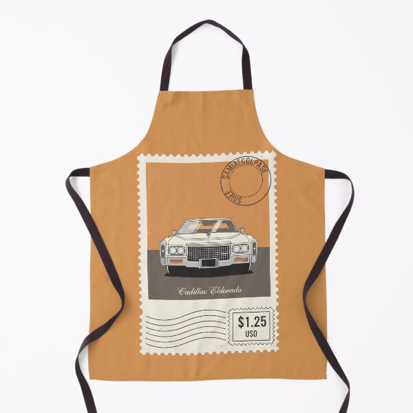 Item preview, Cadillac Eldorado 1970s Luxury Vintage Postage Stamp Art designed and sold by Motorline44.
