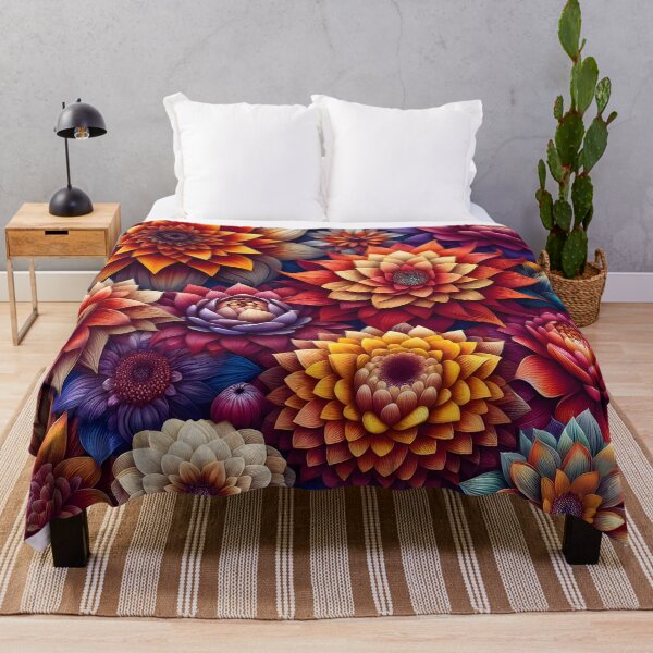 Item preview, Jewel Tone Dahlia Bloom Fantasy designed and sold by Apex Designs.