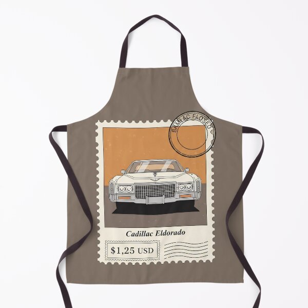 Item preview, Cadillac Eldorado Vintage Stamp Classic American Car Art designed and sold by Motorline44.