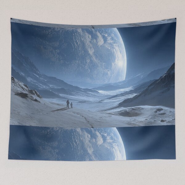 Item preview, From Moon to Earth View designed and sold by AwesomeDigiShop.