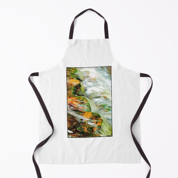 Item preview, Mountain Stream Cascade Flows over Algae Covered Rocks designed and sold by AMacGPhilly.